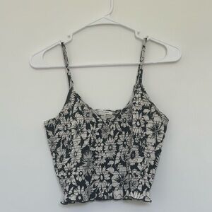 AMERICAN EAGLE floral crop top